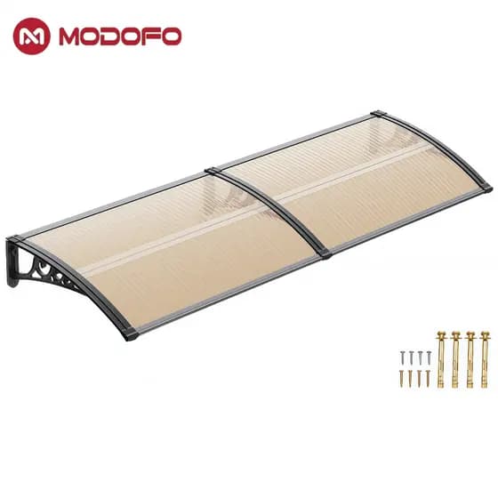 Toldo Policarbono Modular 60x200/80x200 CM Portas Janelas