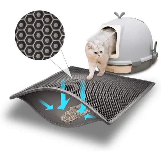 Tapete higiênico para gato super espesso e super resistente, feito de EVA, em vários tamanhos - Tapete coletor de areia
