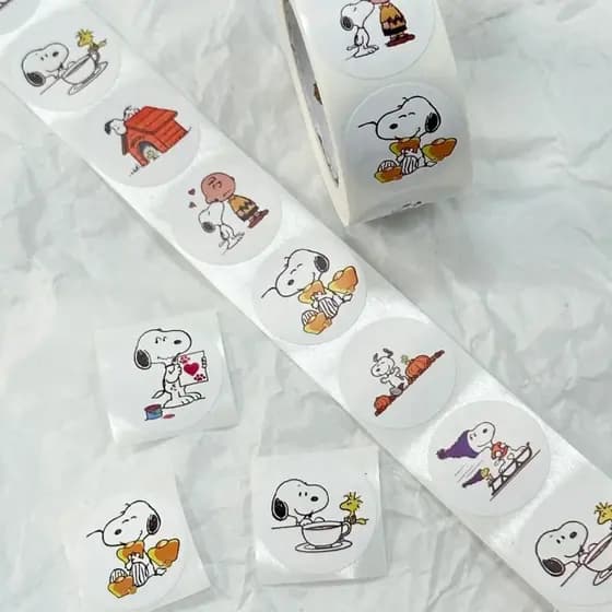 500/1000 adesivos fofos do Snoopy, adesivos criativos de graffiti relacionados a anime, adequados para crianças.