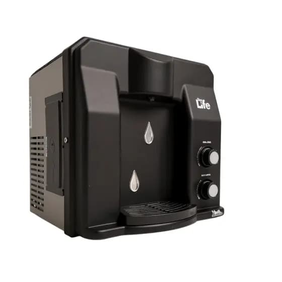 Purificador de Agua Alcalina Gelada Natural Filtro Ionizador Top Life Flex HE Bebedouro Eletrico Com Motor Mata Bacteria