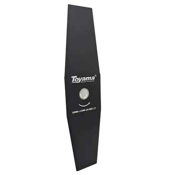 Lâmina para Roçadeira Toyama 2 Pontas 350x25,4x2,0mm Aço Corte Preciso