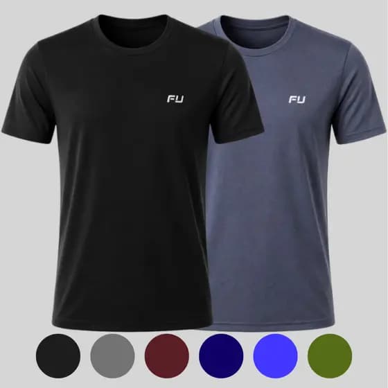 KIT 2 CamisetaS FIT Dry – Ideal Para Treino, Crossfit, Bike e Corrida