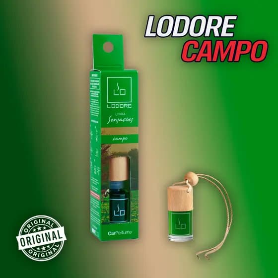 Cheirinho Automotivo Lodore Campo - Aromatizante Perfume para Carro