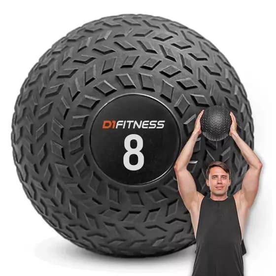 Slam Ball D1Fitness Texturizada 8kg