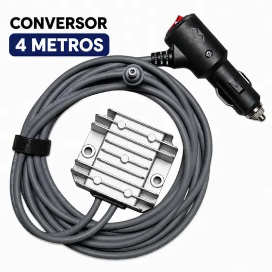 Conversor Dc Starlink Mini Ent 12/24v P/ 30v 3 Em 1 Veicular 4 metros
