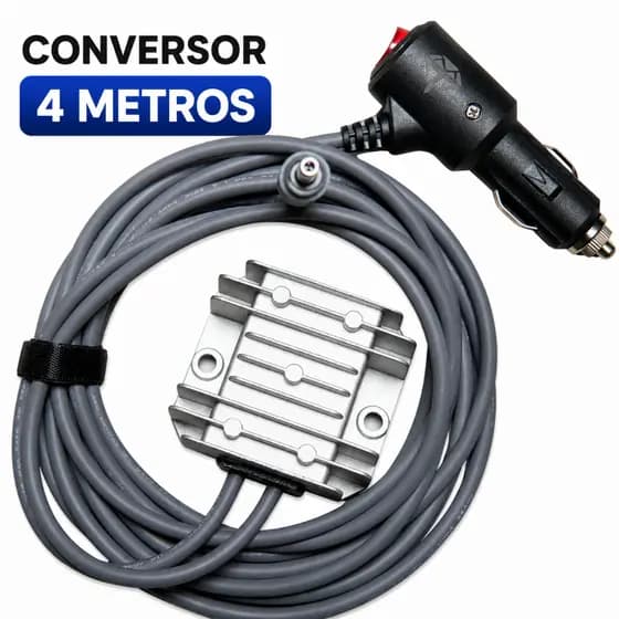 Conversor De Reforço DC De Design Elegante 12V Com Recursos De Segurança Para Starlink Mini 4 metros