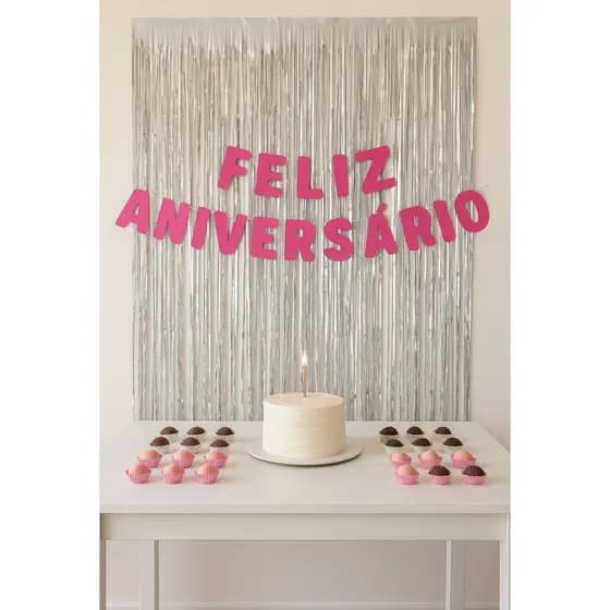 Faixa de “Feliz Aniversário” – Festas e Comemorações