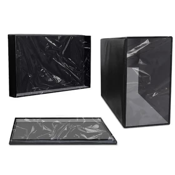 Capa Kit PC Monitor CPU Teclado Frente Transparente Aprova Dagua