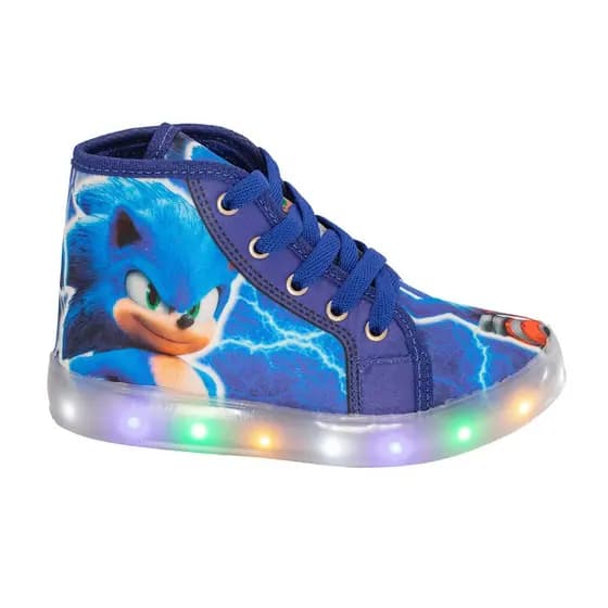 Bota Led Infantil Masculino Personagem Com Led Lançamento Macio e Confortavel