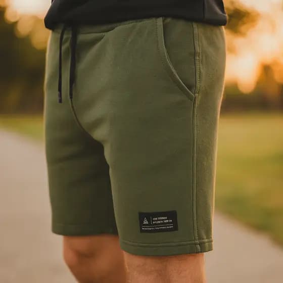 Bermuda Masculina Estonada em Moletom Conforto Casual Academia Treino Viagem Lazer Promoção