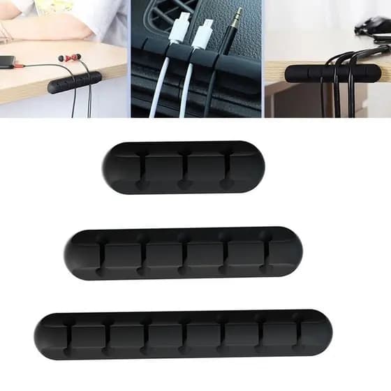 3 Pçs Novo Cabo De Alimentação Gerenciador Fixo Chuck Plug Mouse Fone De Ouvido Enrolador Cartão Dados Do Telefone Móvel