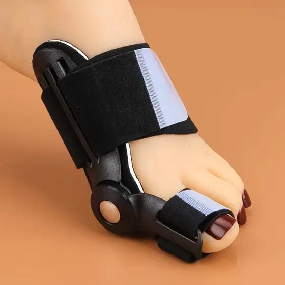 Corretor Ortopédico para Joanete – Velcro Articulado, Alívio Diurno e Noturno