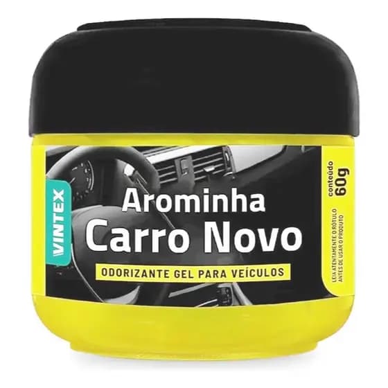 Cheirinho Para Carro Novo Aroma Gel Vintex 60g Aromatizante