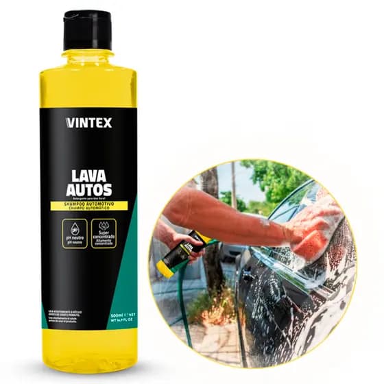 Shampoo Automotivo Lava Autos Vintex 500ml Ph Neutro Vonixx