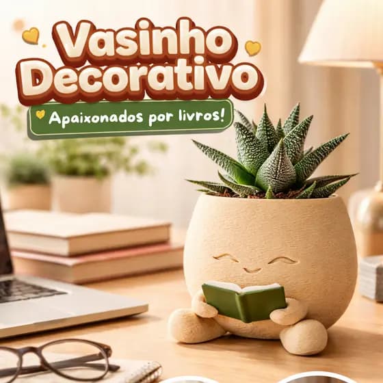 Vaso Decorativo para Leitores