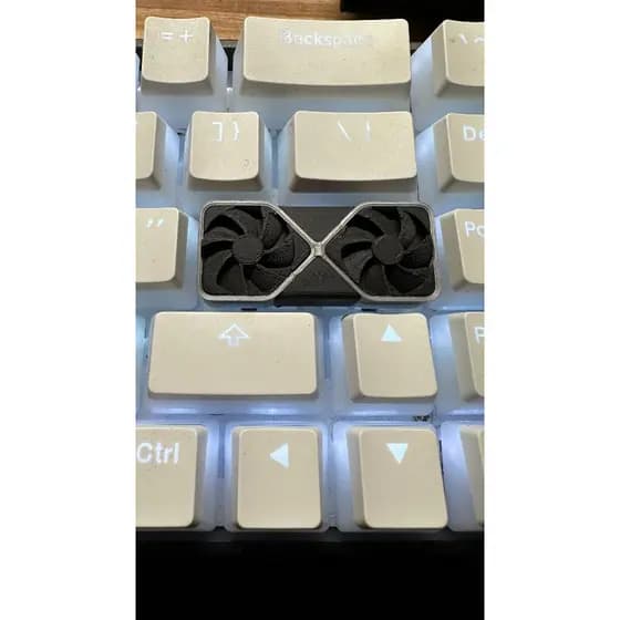 Keycap mini GPU Placa de vídeo Capa Tecla Teclado Mecânico Gamer