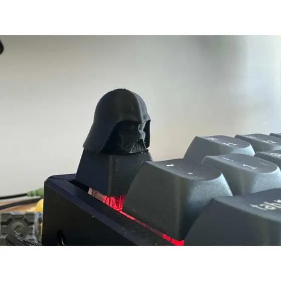 Keycap Decorativo Tecla Darth Vader para Teclado Mecânico | Setup Gamer