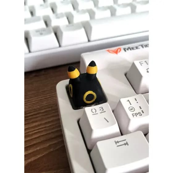 Keycap Decorativo Tecla Umbreon para Teclado Mecânico | Setup Gamer
