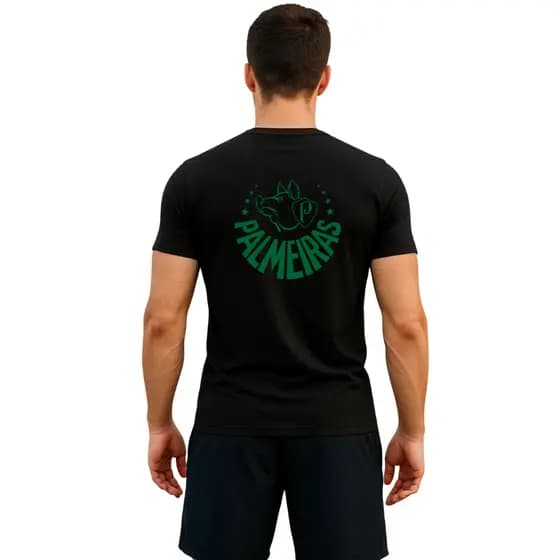 Camiseta Palmeiras Blusa Palmeiras Roupa Masculina 100% algodão.
