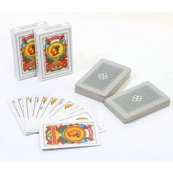 Baralhos de Truco Espanhol Clássico Kit 2 Jogo de Cartas com 100 cartas Canastra Buraco Pôquer
