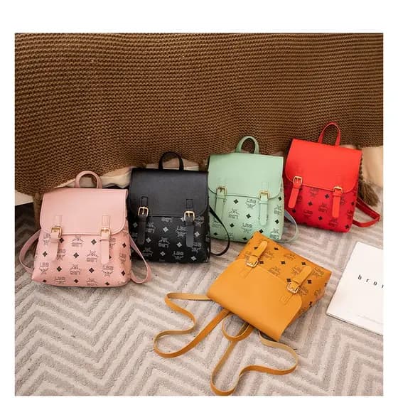 mochila feminina bolsa transversal feminino mini mochila bolsa feminina pequena Impressões de moda Candy Colours