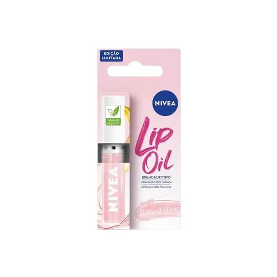 Hidratante Brilho Labial Nivea Lip Oil Natural Glow 5,5ml