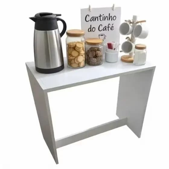 Mesinha Cantinho Do Café Simples Multiuso pequena 60cm