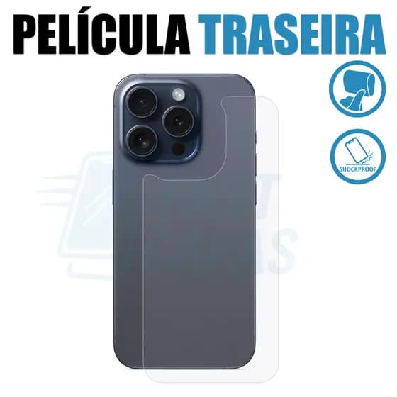 Película Traseira para iPhone Cerâmica Flexível 3D 9D 17 16 15 14 13 12 16 11 XR 7 8 Xs Pro Max Plus
