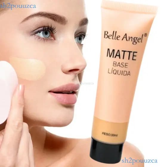 Base Líquida Matte Belle Angel - Cobertura Suave e Finalização Seca B110-2 ⭐sh2pouuzca