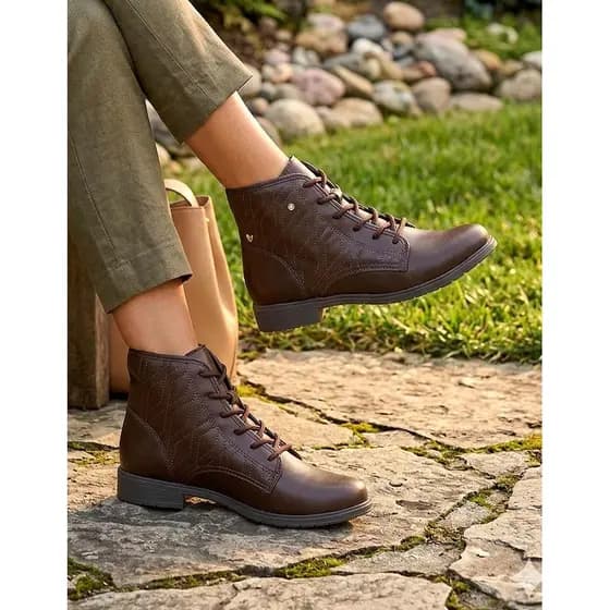 Coturno Casual Mississipi Feminino Cano Baixo J0802