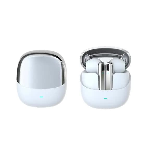 BENEDO A7 Fone De Ouvido Bluetooth Sem Fio Com Microfone Fones esportivos Adequado Branco