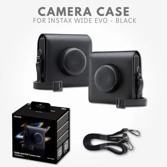 FUJIFILM instax wide Evo Camera Case BLACK