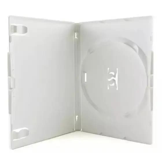 100 Estojo Dvd Amaray Branco Original