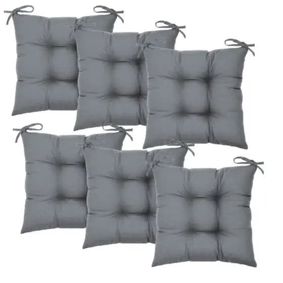 Kit Assento Futon 40x40cm Oxford Liso com 6 Peças – Praticidade e Conforto