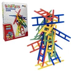 Jogo interativo escada equilibrista caiu perdeu 20 peças