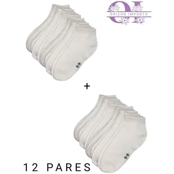 KIT MEIAS ESCOLARES 12 E 6 PARES
