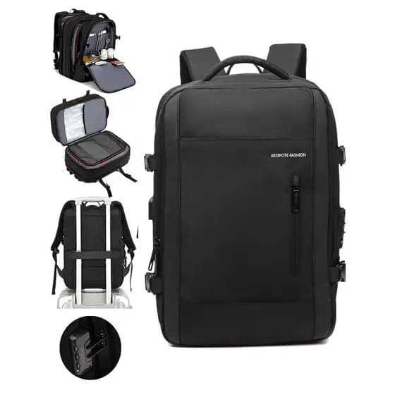 Bolsa de negócios para homens com faixa de expansão SKU boca impermeável multi-saco boca design