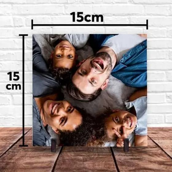 Azulejo Personalizado 15X15 | Com Foto ou Frase | Presente Criativo e Decorativo - Envio Imediato