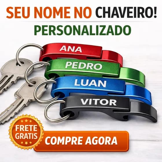 Kit 50 CHAVEIROS ABRIDORES BRINDES PERSONALIZADO PARA SUA EMPRESA DESTAQUE SUA MARCA (CRIAMOS SUA LOGO)