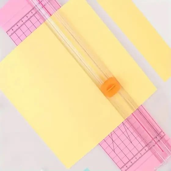 Guilhotina Cortador de papel A4 Cortador de papel de escritório Lâmina para álbum de recortes de fotografias