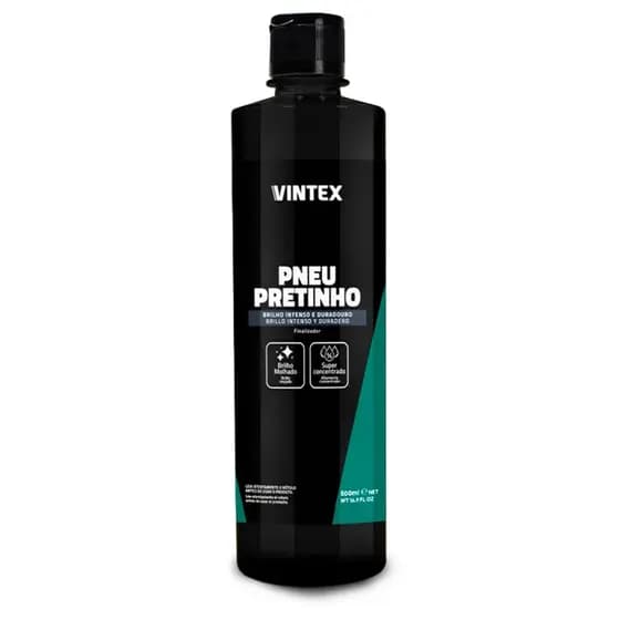 Pneu Pretinho Vonixx Brilha Pneus Carro Moto Vintex 500ml