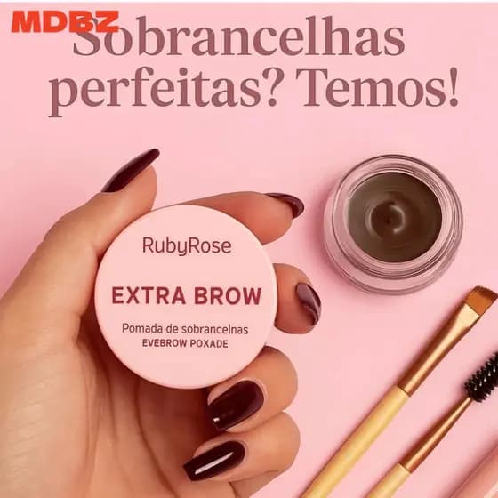 Pomada para Sobrancelhas Ruby Rose - Pigmentação e Textura Uniforme HB-E2502