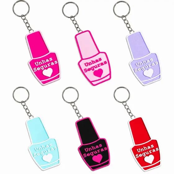 Chaveiro Abridor de Latas Unhas Seguras Prático Ideal para Unhas Longas Feminina Manicure Nail Alongamento Abre Latinha