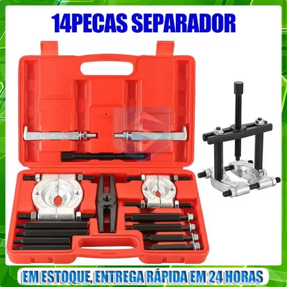 14 Peças kit Saca Rolamento Automotivo Extrator Universal Juego De Extractores Y Separadores De Baleros Rodamientos
