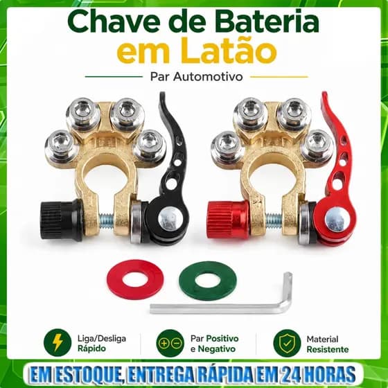 12v 24v Positivo & Negativo Automotivo Bateria Terminal Cabo Braçadeira de Liberação Rápida Carro