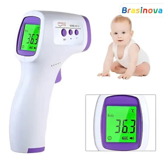 Medição de temperatura corporal do bebê Digital portátil temperatura segunda temperatura arma termômetro infravermelho