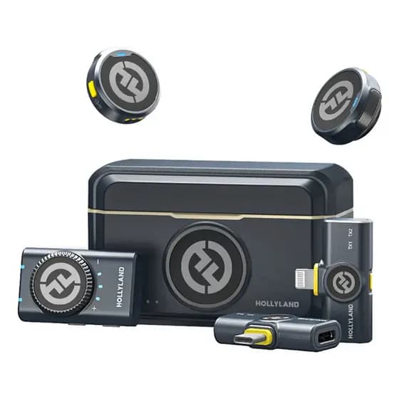 Microfone Hollyland Lark M2 Duo Para 2 Pessoas Android, iOS, câmeras DSLR, PC/Mac