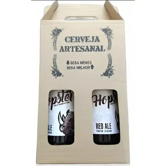 Caixa Papelão Para 2 Cervejas Artesanais