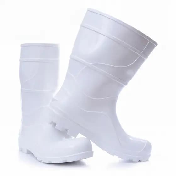 Bota Galocha PVC Profissional Antiderrapante Impermeável Cano Médio Unissex
