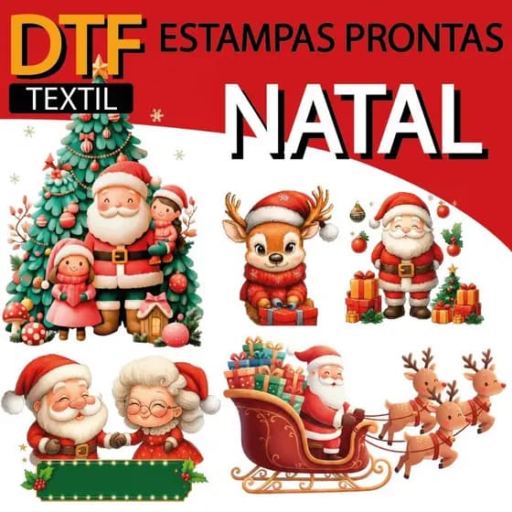 DTF Estampas Prontas Presépio Noel Nossa Senhora Transfer Termocolante Imagem Téxtil Natal Folha A4